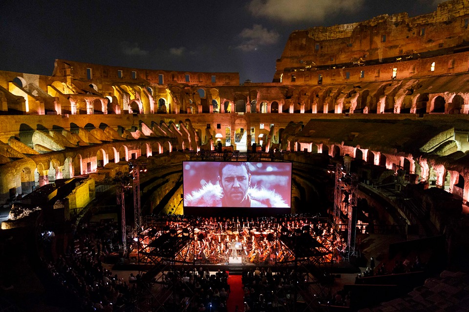 June 6, 2018 GLADIATOR LIVE Orchestra Italiana del Cinema conductor Justin Freer #CineConcerts #OrchestraItalianadelCinema photo by Flavio Ianniello