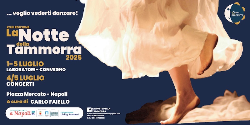 XXIII Edizione de “La Notte della Tammorra”