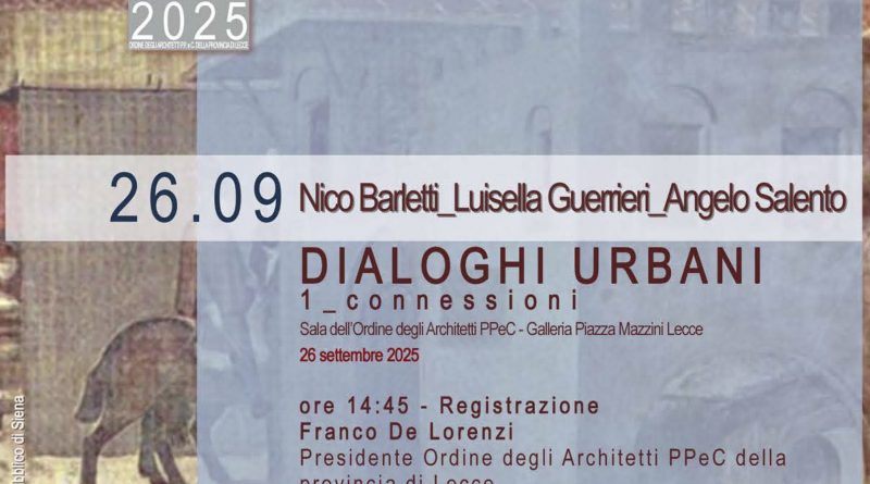 Connessioni. Al via i Dialoghi Urbani per un confronto sul futuro delle città