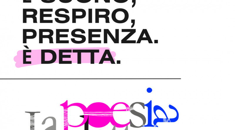 La poesia detta