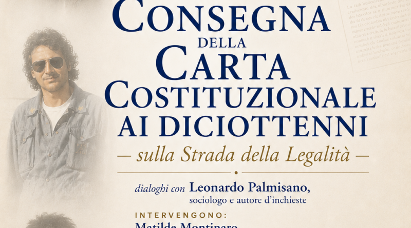 A Guagnano Consegna della Carta Costituzionale ai 18enni