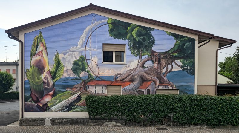 Vallà rinasce con il murales di Vesod