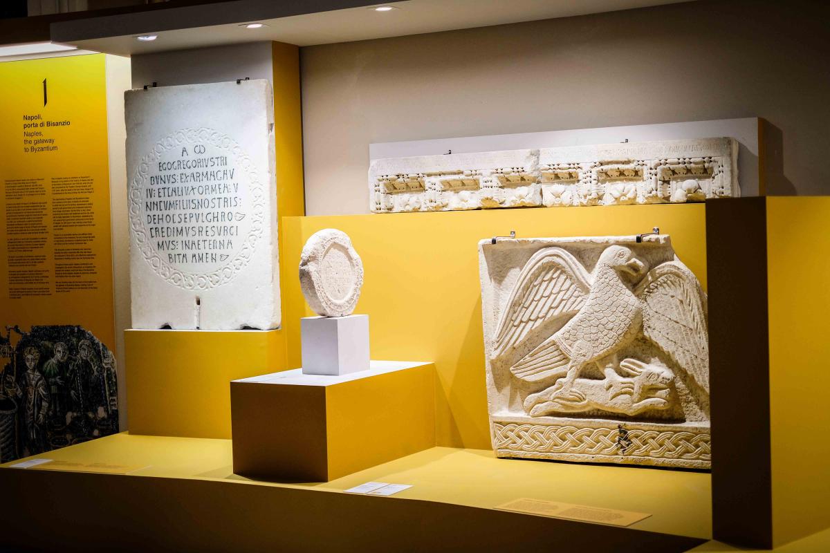 Bizantini, un momento dell' inaugurazione al MANN, © ph. Valentina Cosentino  