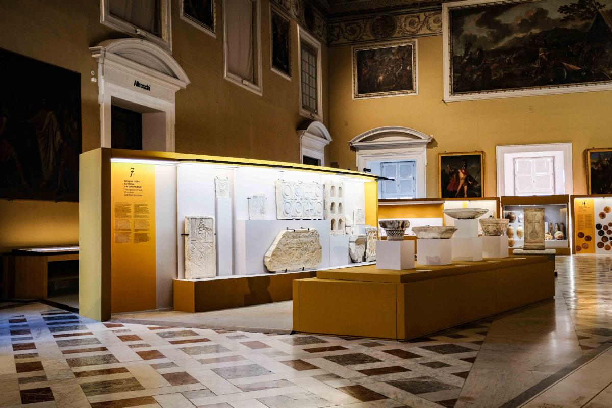 Bizantini, un momento dell' inaugurazione al MANN, © ph. Valentina Cosentino  