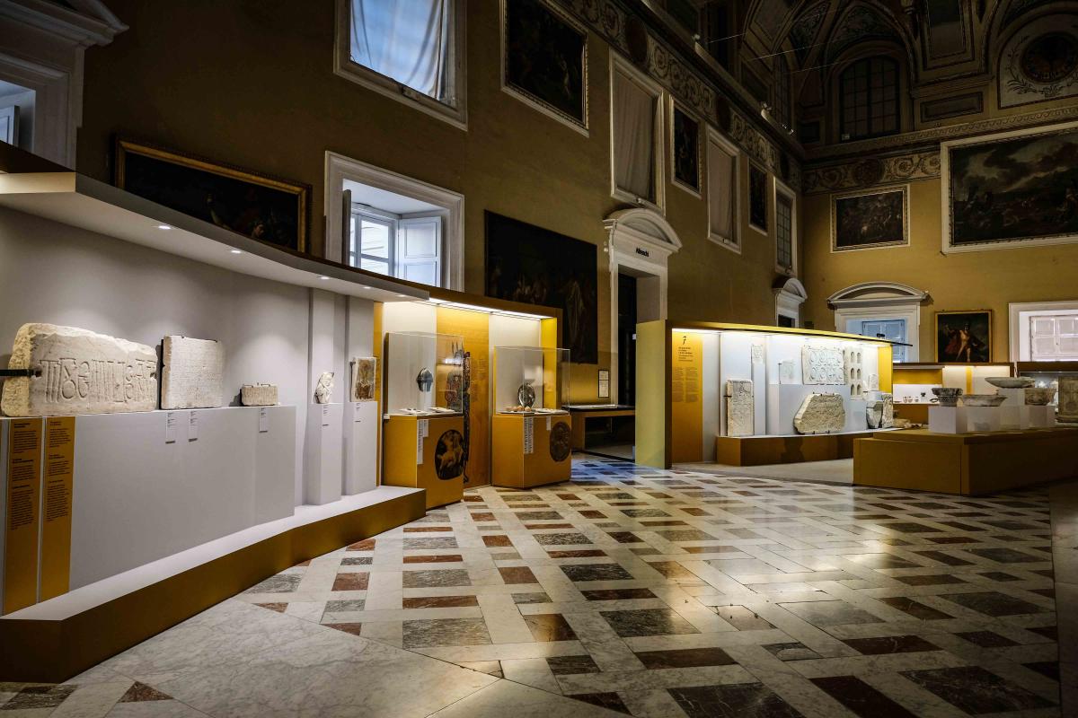 Bizantini, un momento dell' inaugurazione al MANN, © ph. Valentina Cosentino  