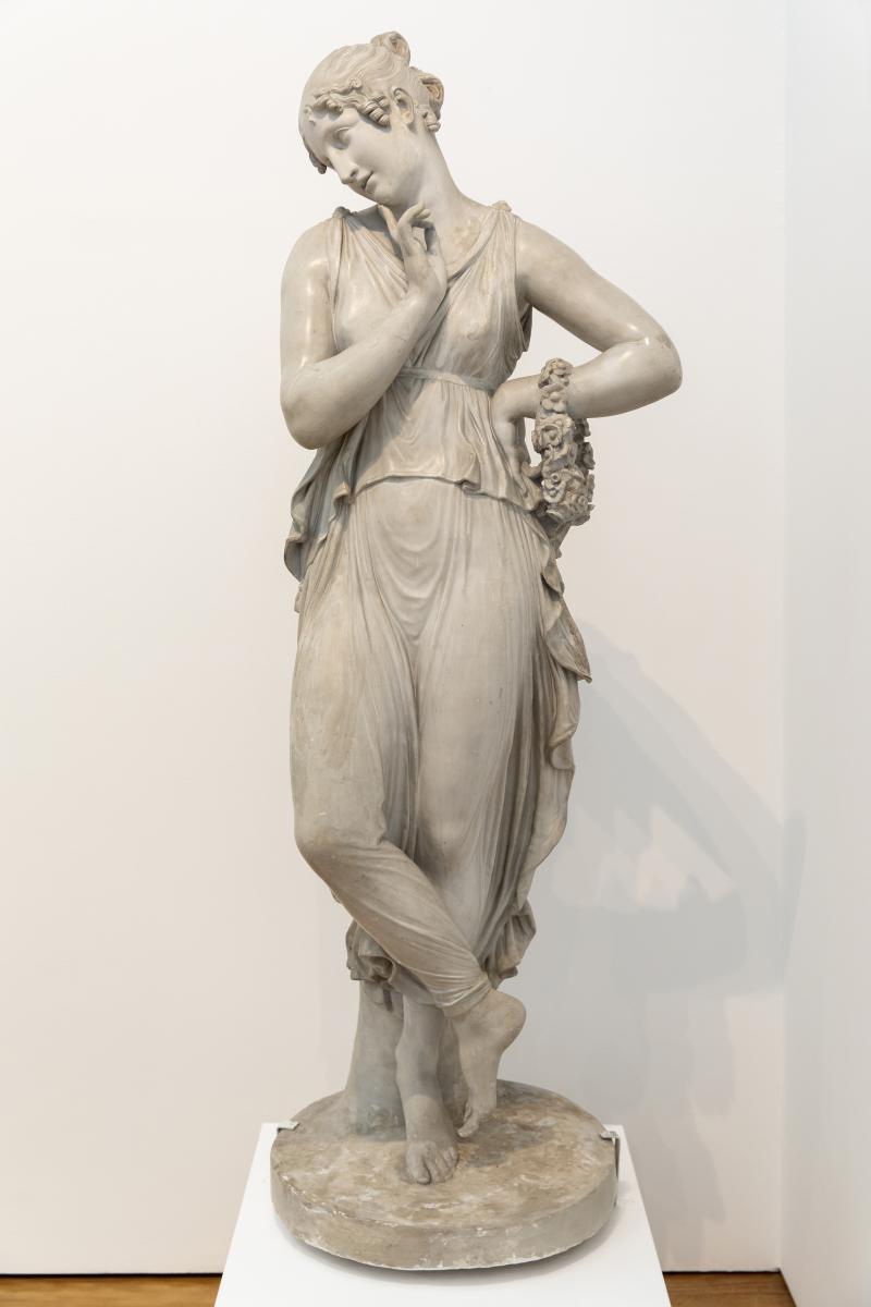 Antonio Canova (1757 - 1822), Danzatrice con dito al mento, 1809-1814, Gesso,, 173x60x45 cm, Torino, Pinacoteca AgnelliAntonio Canova (1757 – 1822), San  