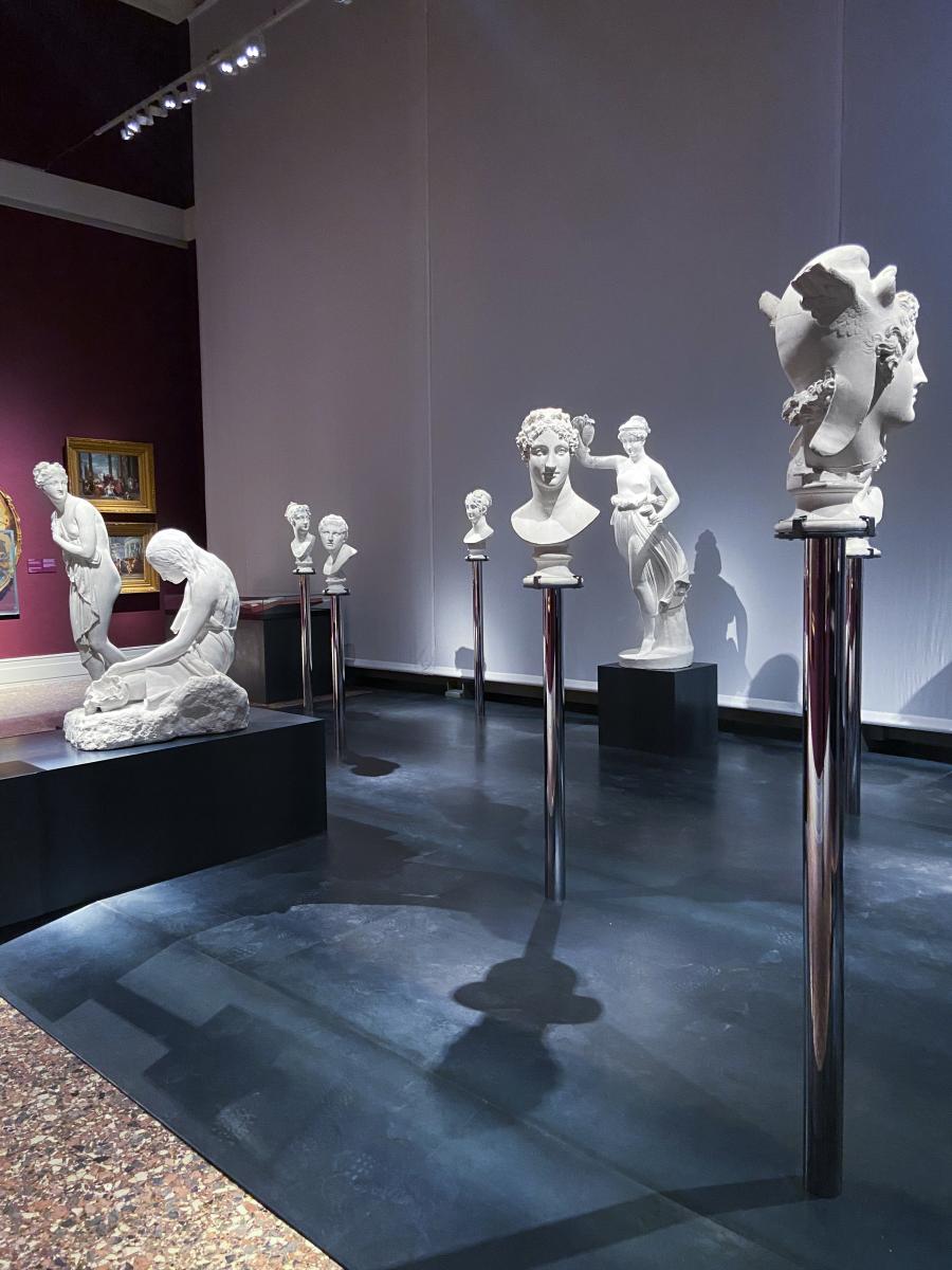 Io Canova genio europeo,  Museo Civico di Bassano del Grappa. Particolare allestimento © Ph Luca Marzocchi