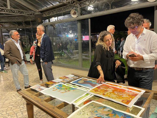 Enzo De Giorgi, mostra-concerto “Ri-tratti”, Premio Civilia 2022 (foto Rodolfo Stigliano)