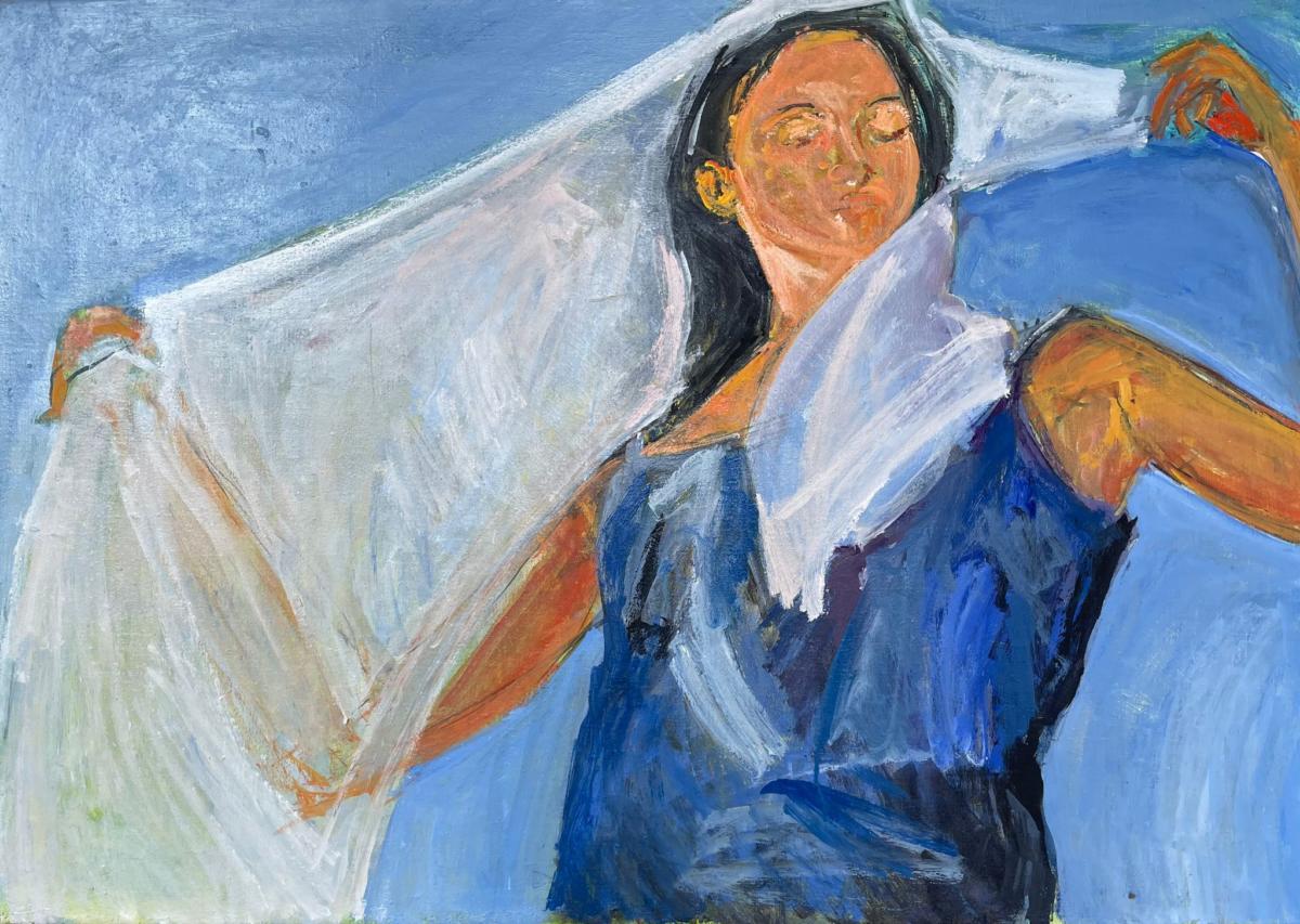 Luigi De Giovanni, Estasi della danza, 2020, olio su tela, 70x100 cm