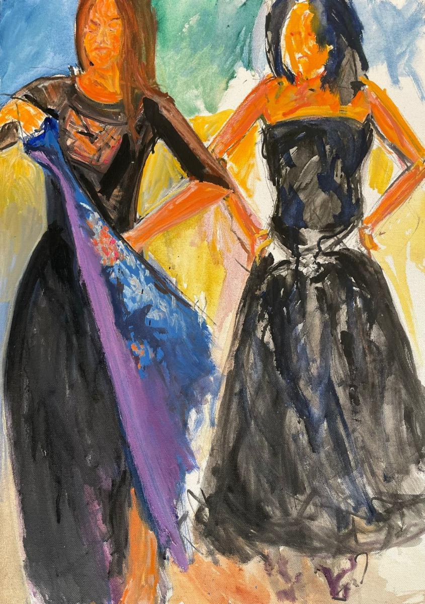 Luigi De Giovanni, Nostalgia, 2019, olio su tela, 70x50cm