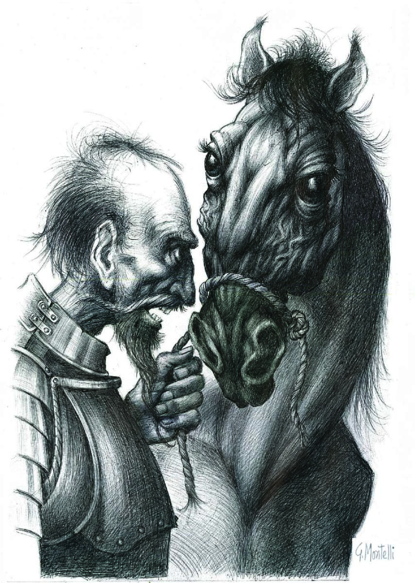 DON CHISCIOTTE E RONZINANTE