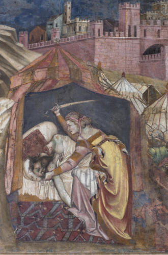Guariento di Arpo, Giuditta e Oloferne, Cappella della Reggia Carrarese, ante 1354