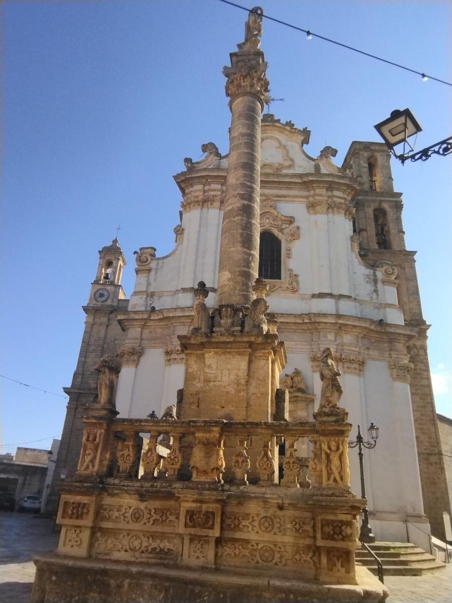 Chiesa-e-colonna-S.Andrea.Presicce , reportage fotografico Sara Foti Sciavaliere
