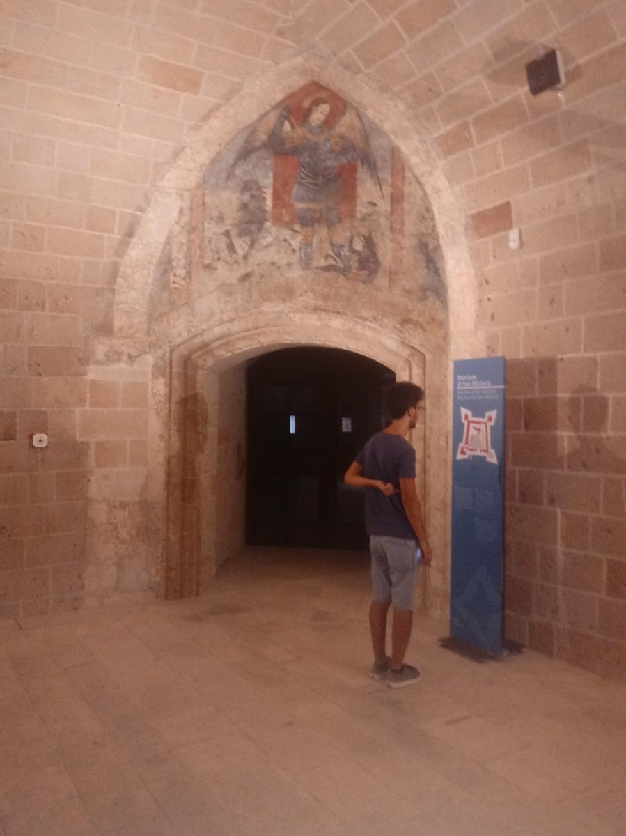 Castello di Copertino, affresco bastioni