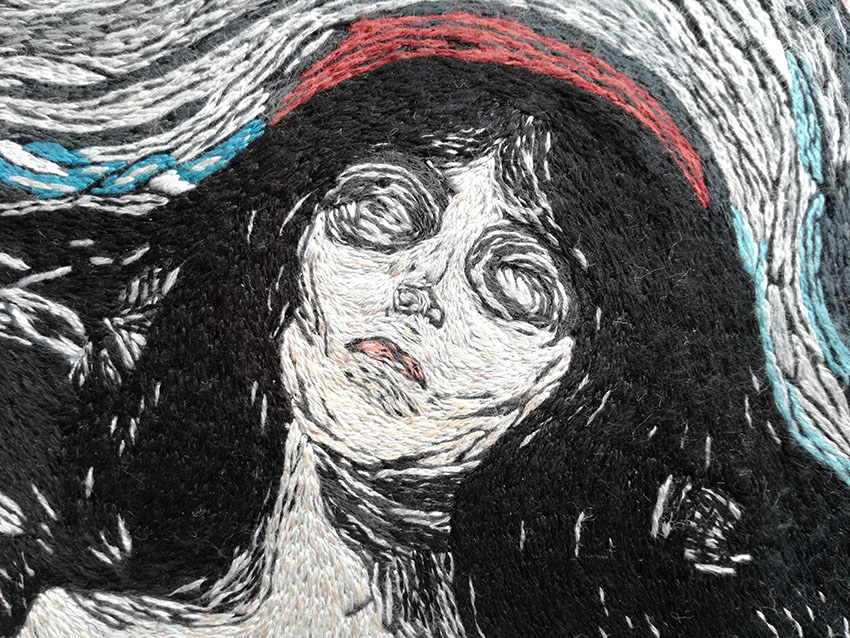 Madonna, cupinto di  Luciana Capone