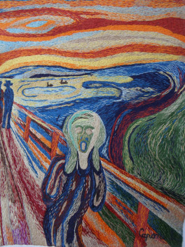 Munch, L'urlo  cupinto di  Luciana Capone, particolare