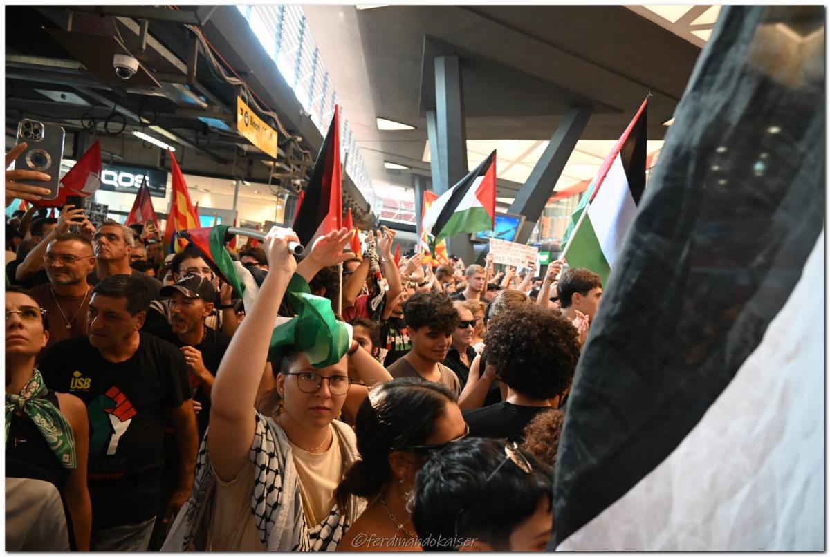 Napoli 22 Settembre 2025 Manifestazione per Gaza