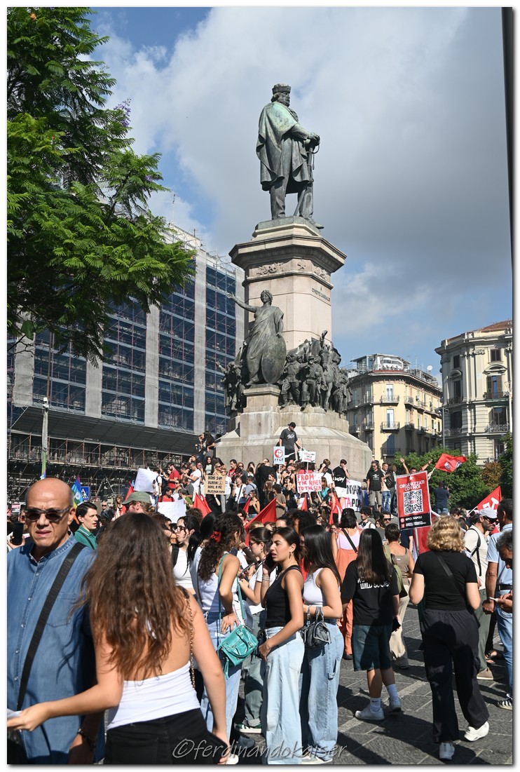 Napoli 22 Settembre 2025 Manifestazione per Gaza