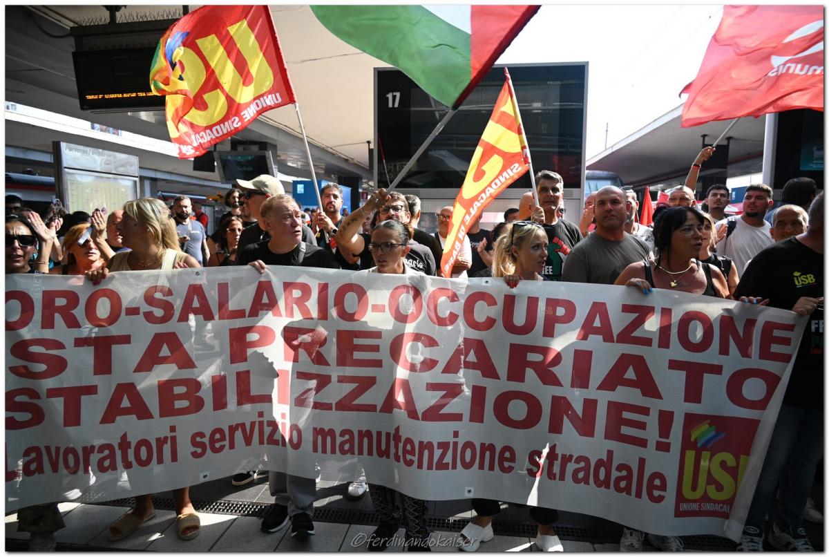 Napoli 22 Settembre 2025 Manifestazione per Gaza