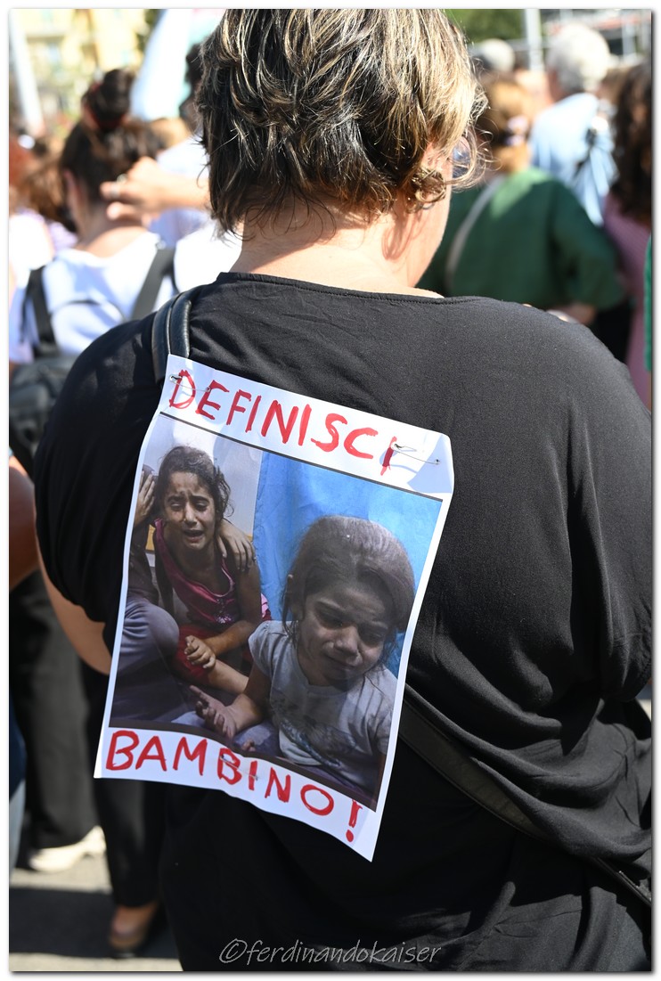 Napoli 22 Settembre 2025 Manifestazione per Gaza