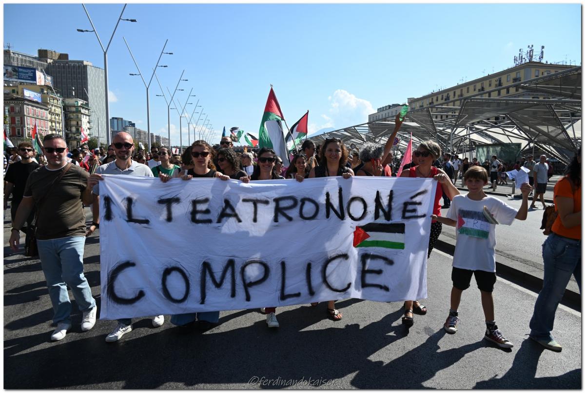 Napoli 22 Settembre 2025 Manifestazione per Gaza