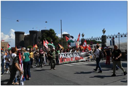 Napoli 22 Settembre 2025 Manifestazione per Gaza