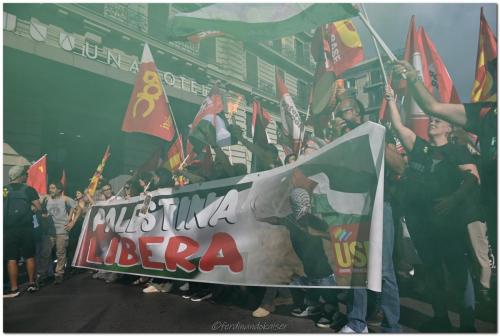 Napoli 22 Settembre 2025 Manifestazione per Gaza