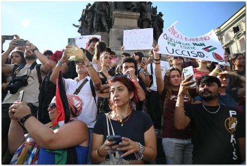 Napoli 22 Settembre 2025 Manifestazione per Gaza