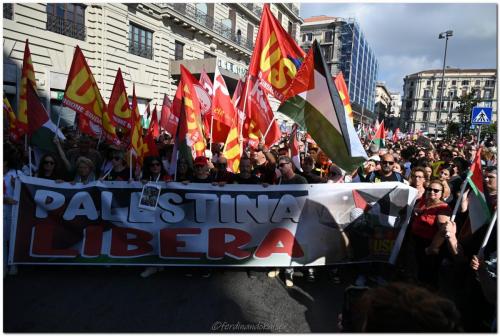 Napoli 22 Settembre 2025 Manifestazione per Gaza