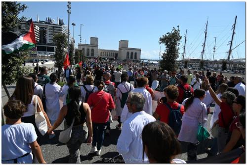 Napoli 22 Settembre 2025 Manifestazione per Gaza