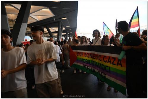 Napoli 22 Settembre 2025 Manifestazione per Gaza