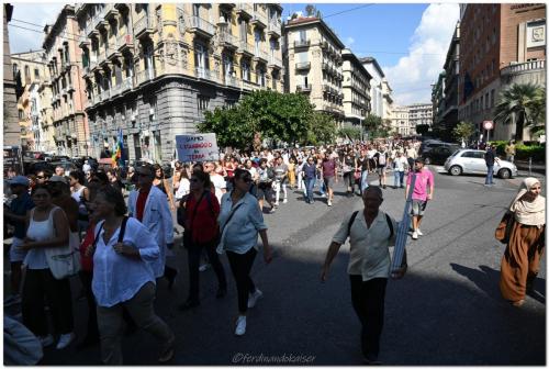 Napoli 22 Settembre 2025 Manifestazione per Gaza